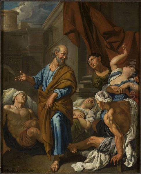 St. Peter healing the sick - view 1