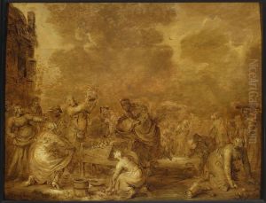 Proverb illustration - "Not everyone can get the fruit" by Adriaen van de Venne