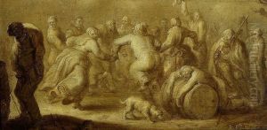 Excess is unwholesome by Adriaen van de Venne