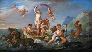 Triumph of Amphitrite. by Charles-Joseph Natoire