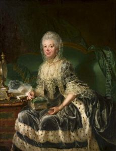 Portrait of Anna von Wartensleben by Anna Dorothea Therbusch