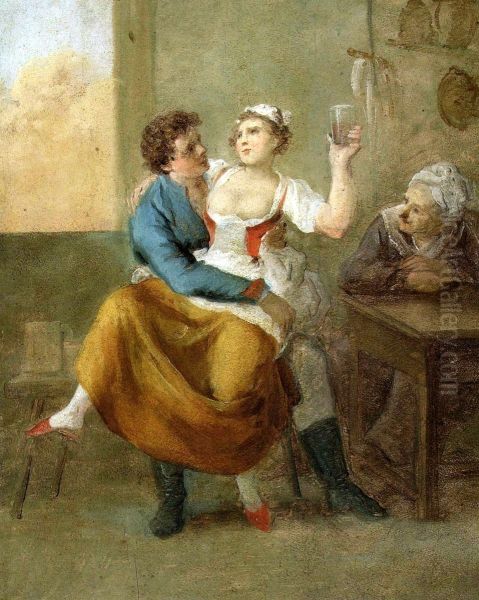Scene in a tavern - view 1