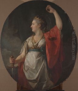 Allegory of Justice - Themis. by Marcello Bacciarelli