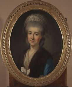 Portrait of Izabela Poniatowska.