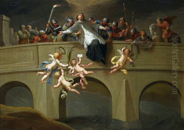 Martyrdom of St. John Nepomuk. - view 1