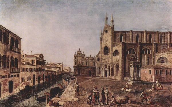 Campo santi Giovanni e Paolo,Venice - view 1