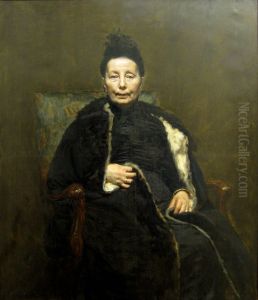 Portrait of Madame Cogghe, The Artist's Mother by Remy Cogghe