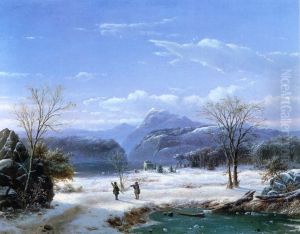 Hunters in a Winter Landscape Hunters in a Winter Landscape