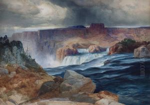 Shoshone Falls, Snake River, Idaho by Thomas Moran