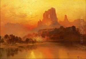 The Golden Hour by Thomas Moran
