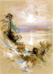 "The Yellowstone River, at its Exit from the Yellowstone Lake" by Thomas Moran