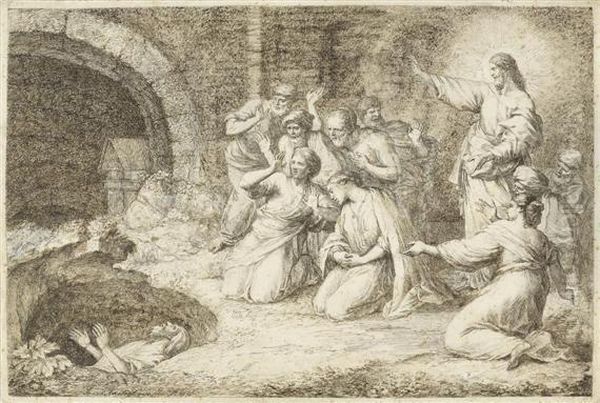 The Raising Of Lazarus - view 1