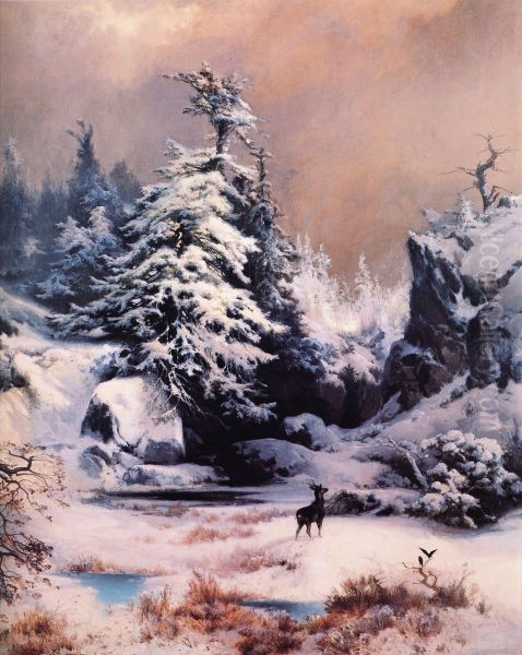 Winter in the Rockies - view 1