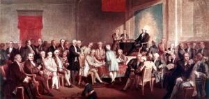 Signing of the Constitution by Thomas Prichard Rossiter