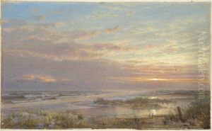 A High Tide at Atlantic City by William Trost Richards