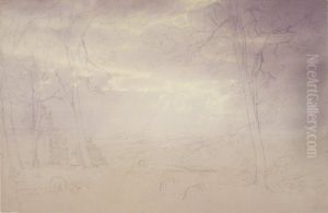 Landscape with Clouds by William Trost Richards