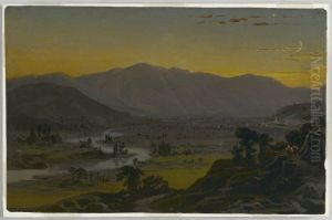 River Valley in the Moonlight by William Trost Richards