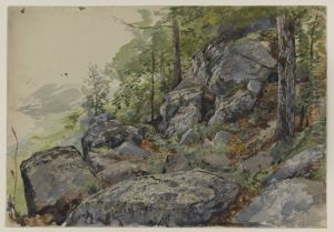 Woodland Boulders by William Trost Richards