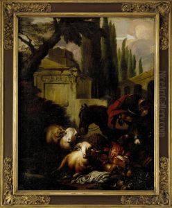 Djuren Vattnas by Giovanni Benedetto Castiglione