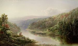 Fishing on the Potomac, Eastern Panhandle, West Virginia by William Louis Sonntag, Sr.