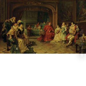 The Cardinal's Court by Giuseppe Castiglione