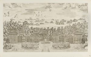 Palais Pavillion Et Jardins Construits Par Guiseppe Castiglione by Giuseppe Castiglione