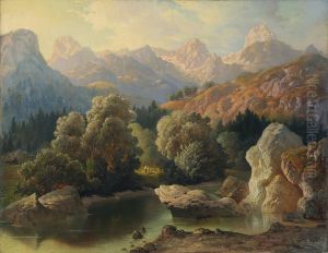 Triglav iz Bohinja by Anton Karinger