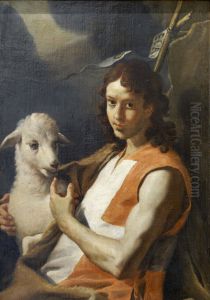 St John the Baptist Wearing the Red Tabard of the Order of St John