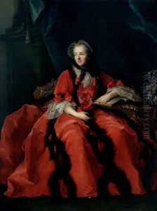 Portrait of queen Maria Leszczynska by Jean-Marc Nattier