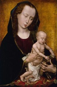 Diptych of Philip de Croy - Virgin and Child by Rogier van der Weyden