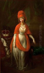 Portrait of Anna Dorothea von Medem, duchess of Courland.