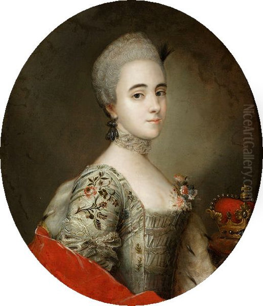 Portrait of Franciszka Krasinska (1744-1796). - view 1