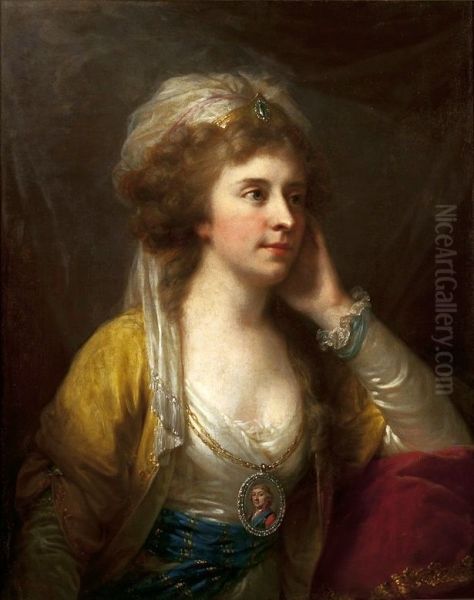 Portret Korduli z Komorowskich Potockiej (1760-post 1837) - view 1