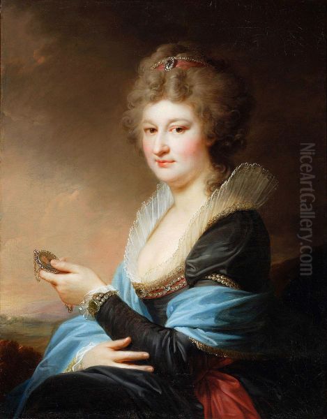 Portrait of Jozefa Massalska nee Radziwill, 2nd marriage Grabowska. - view 1