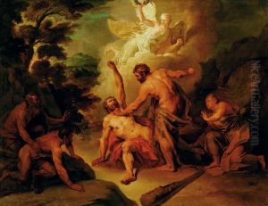 Hercules fighting Achelous
