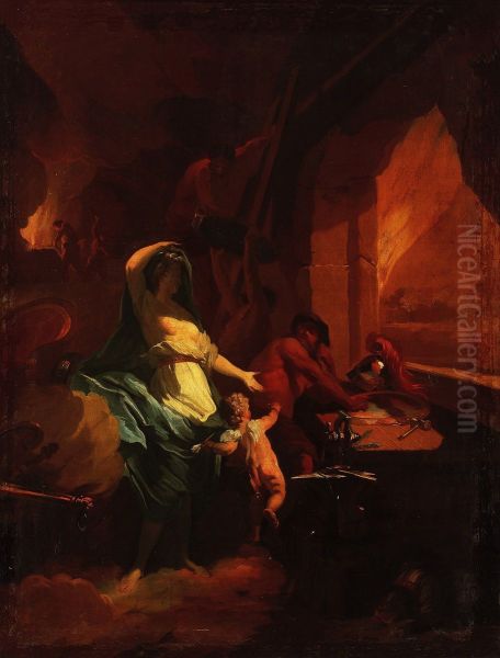 Venus at the Forge of Vulcan. - view 1