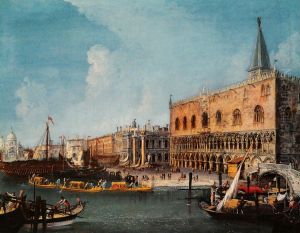 Riva degli Schiavoni. by Michele Marieschi