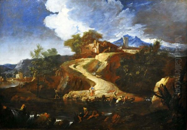 Landscape with a road. - view 1