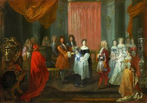 French Dauphin presented with an order. French Dauphin presented with an order.