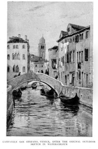 Campanile San Stefano, Venice by Helen Mary Elizabeth Allingham