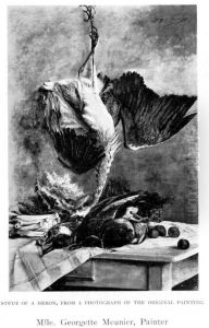 Study of a Heron by Georgette Meunier