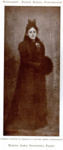 Self-portrait by Helena Arsene Darmesteter