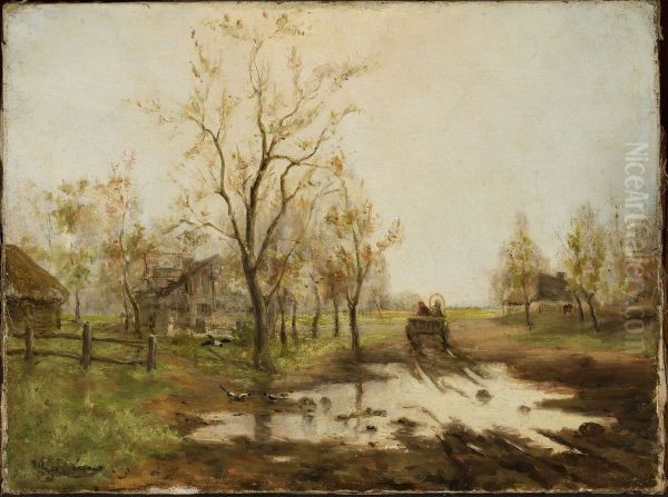 Springtime in the countryside - view 1