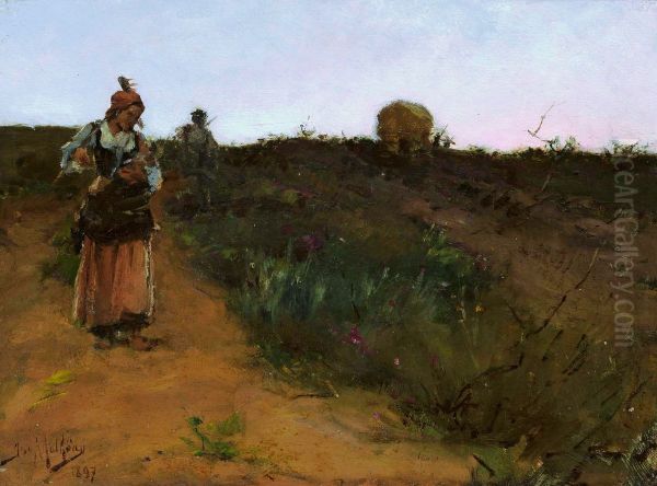 Return from the fields - view 1
