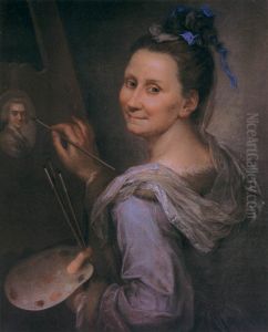 Self-portrait by Giovanna Fratellini