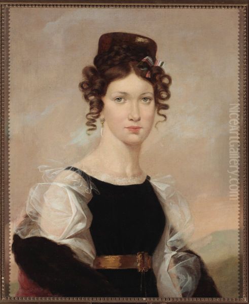 Portrait of Antonina Gepner nee Czyszkowska (1813-1870), painter's wife - view 1
