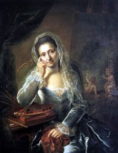 Self-portrait by Anna Rosina de Gasc