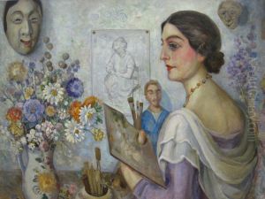 Self-portrait by Charlotte Pothuis
