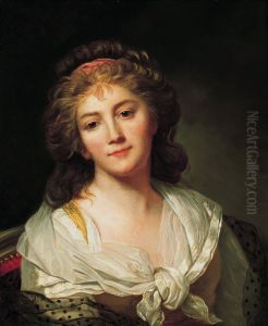 Self-portrait by Marie-Genevieve Bouliard