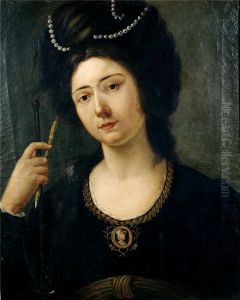Self Portrait by Irene Parenti Duclos. by Irene Parenti Duclos